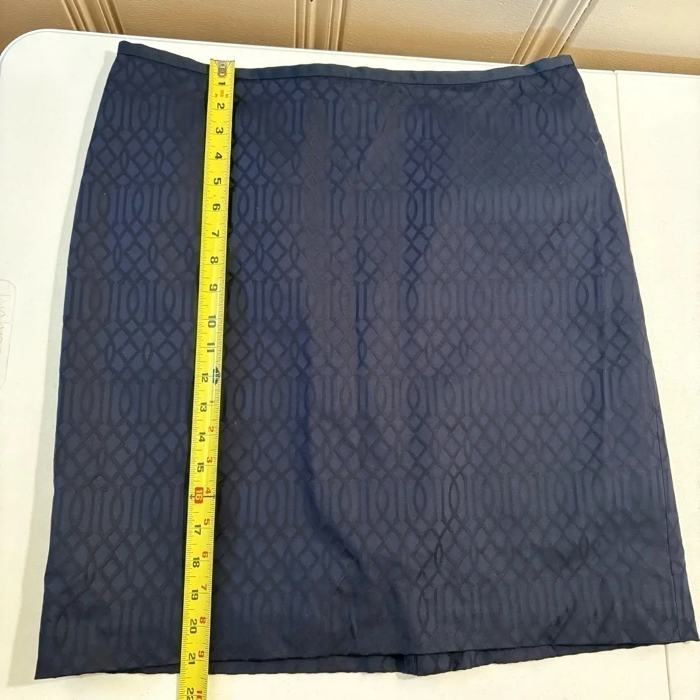 J.McLaughlin Womens Pencil skirt navy size 14